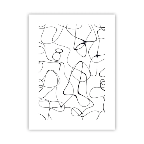 Affiche - Poster - Le chemin de la vie, les voies du hasard - 30x40 cm