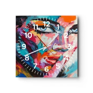 Horloge murale - Pendule murale - Notre premier secret - 40x40 cm