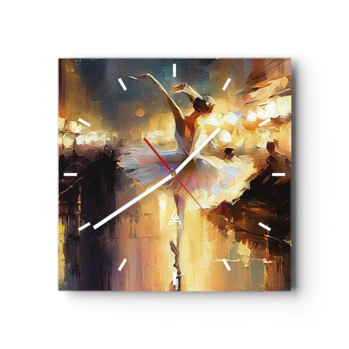 Horloge murale - Pendule murale - Miracle dans la rue - 40x40 cm