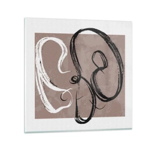 Impression sur verre - Image sur verre - Composition – la recherche de la plénitude - 30x30 cm