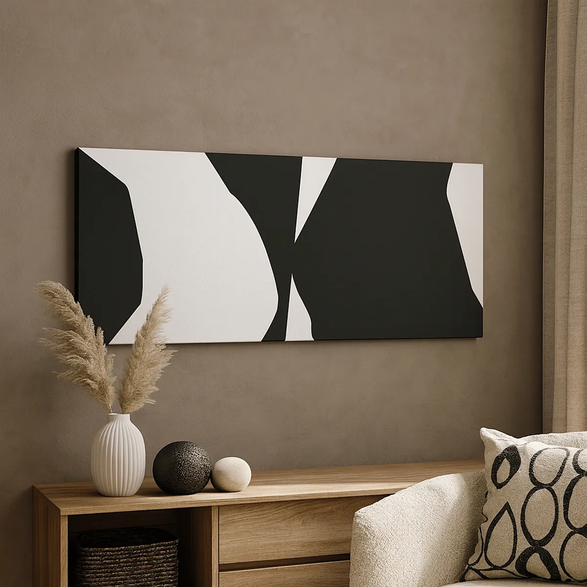 Impression sur toile - Image sur toile - Positif négatif - 30x30 cm