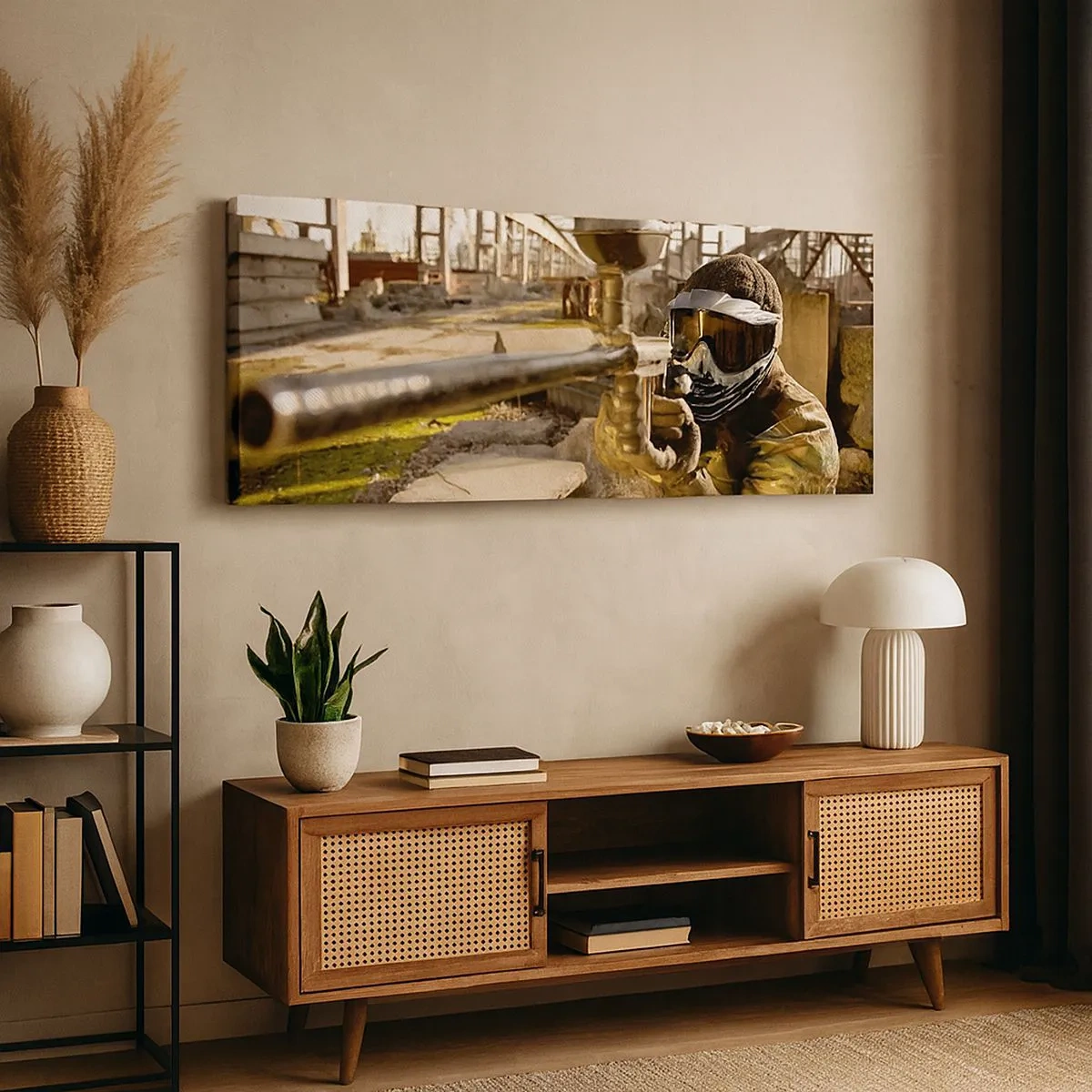 Impression sur toile - Image sur toile - Et vous pouvez devenir un héros - 100x40 cm