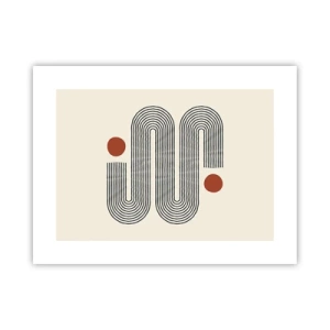 Affiche - Poster - Du début à la fin - 40x30 cm