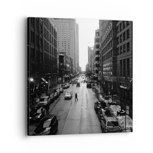 Impression sur toile - Image sur toile - Un autre jour comme tous les autres jours - 40x40 cm