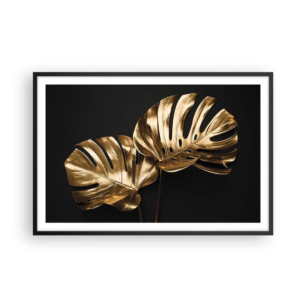 Affiche dans un cadre noir - Poster - Les trésors de la nature - 91x61 cm