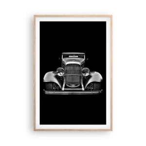 Affiche dans un chêne clair - Poster - Un vrai gentleman - 61x91 cm