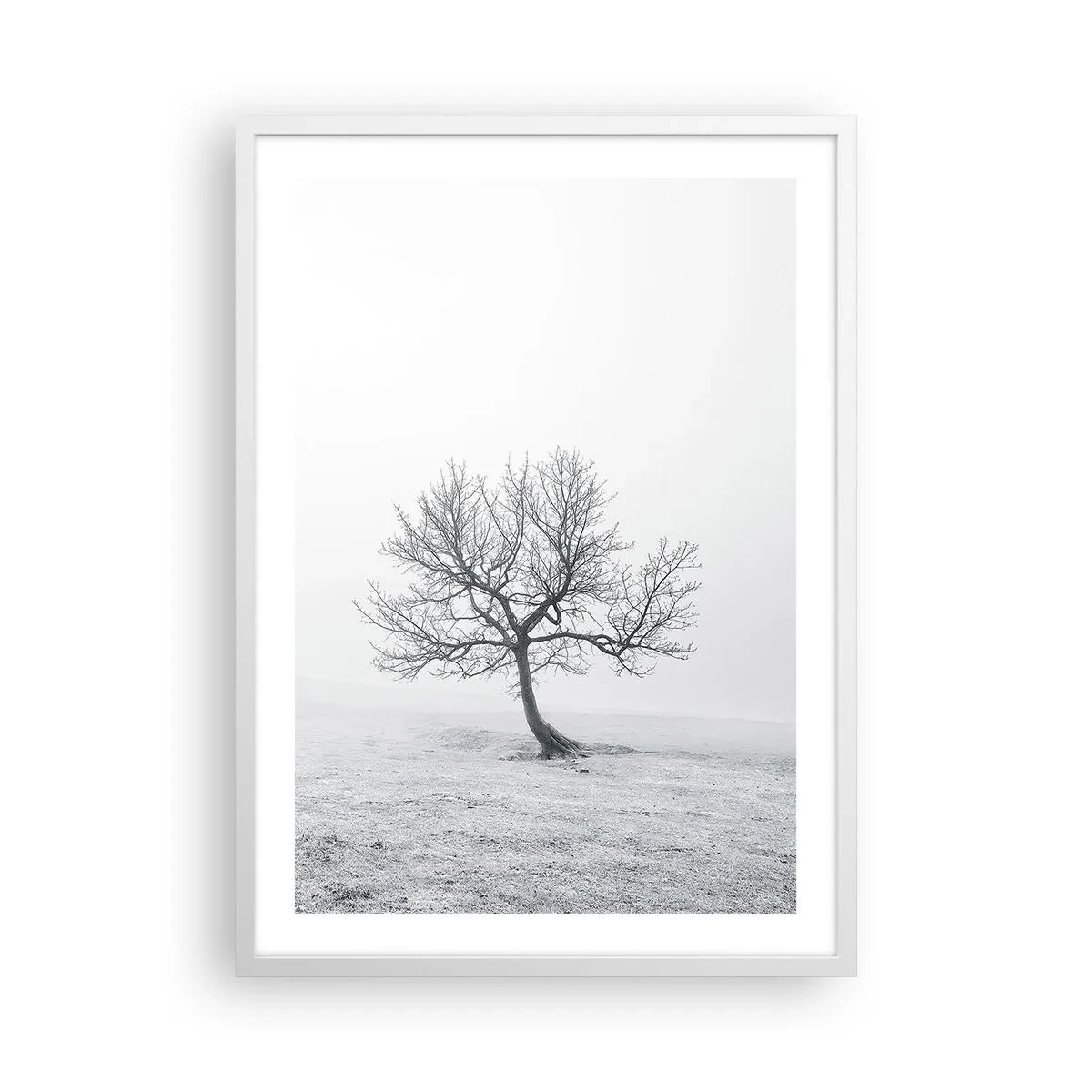 Affiche dans un cadre blanc - Poster - Contre le néant - 50x70 cm