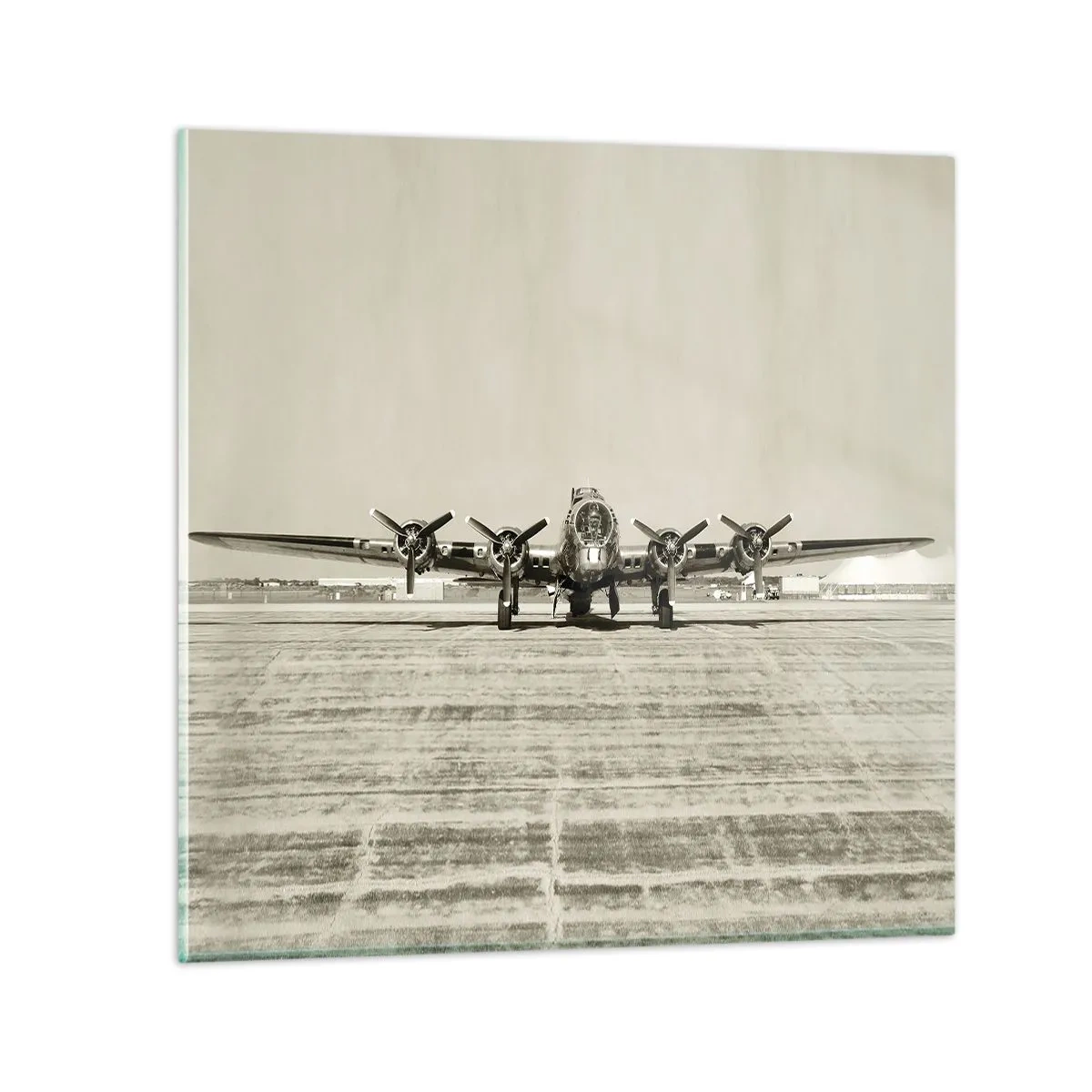 Impression sur verre - Image sur verre - Toujours prêt! - 60x60 cm