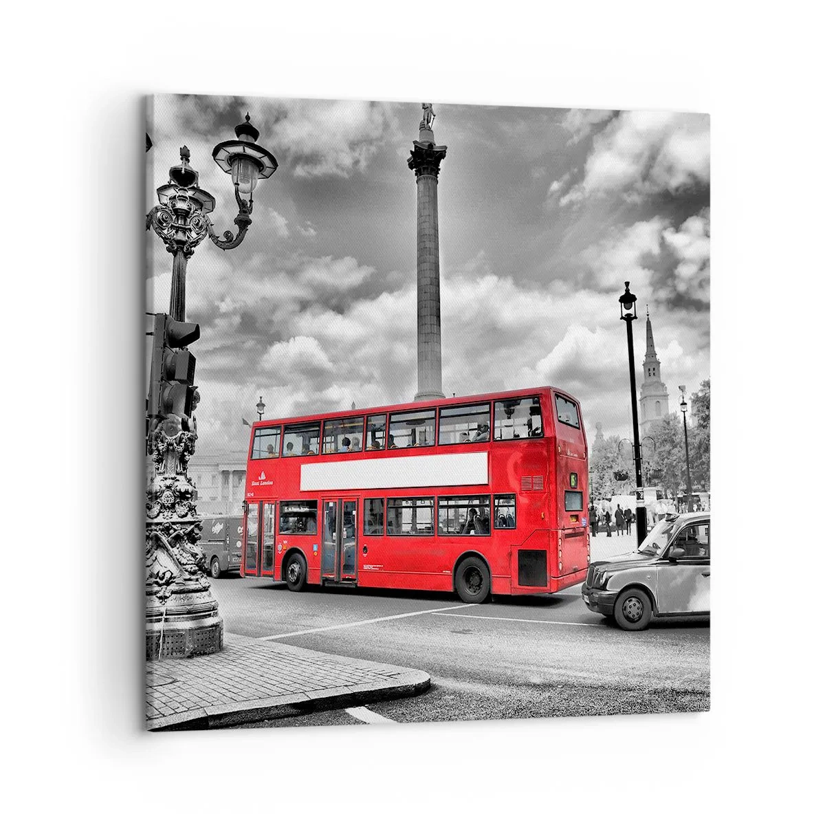 Impression sur toile - Image sur toile - La vraie circulation sanguine de la ville - 50x50 cm