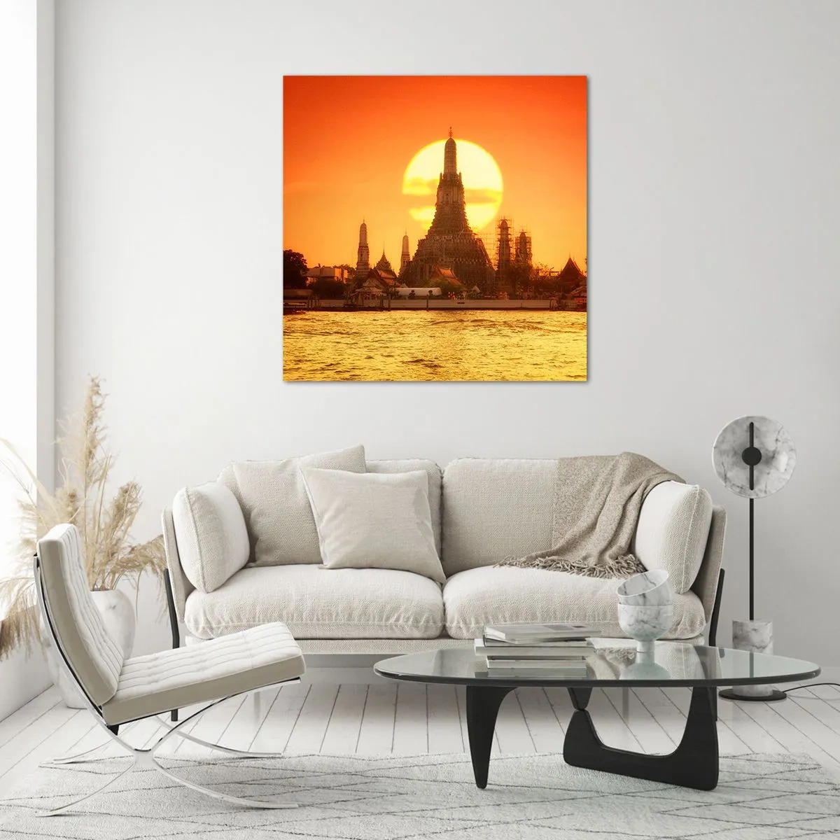 Impression sur verre - Image sur verre - Vers le soleil, toujours vers le soleil - 70x70 cm