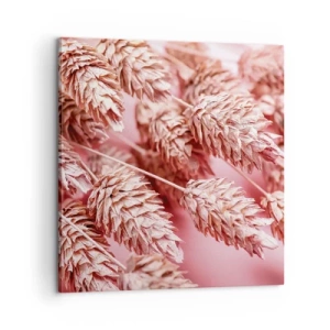 Impression sur toile - Image sur toile - Une cascade florale en rose - 60x60 cm