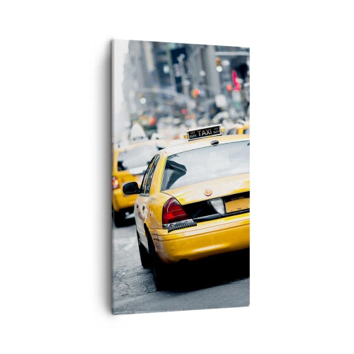 Impression sur toile - Image sur toile - Seulement dans cette ville - 45x80 cm