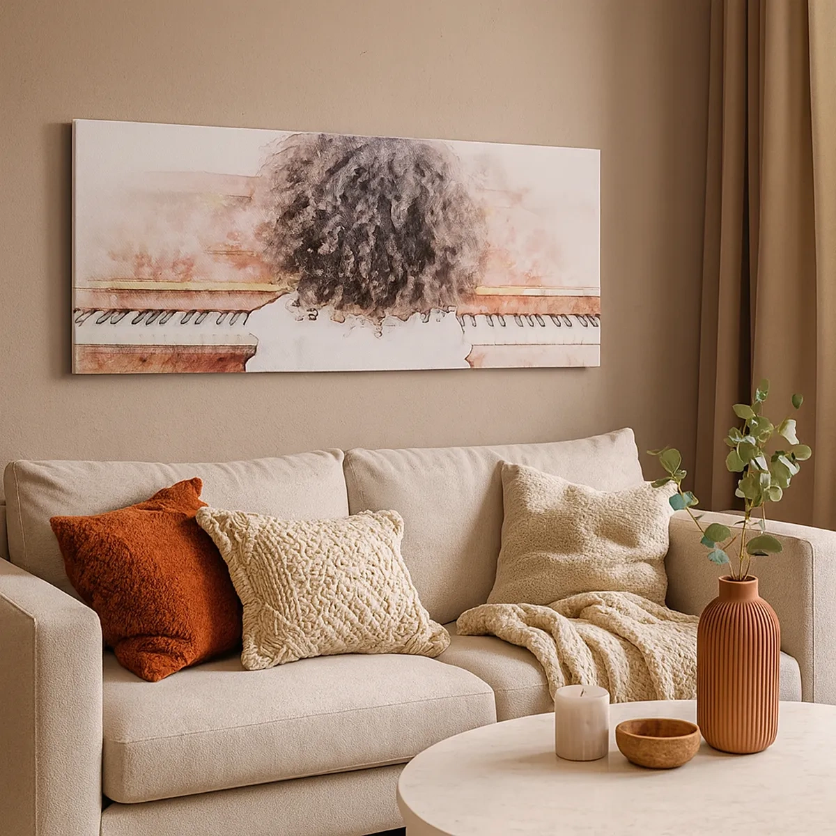 Impression sur toile - Image sur toile - Dans un nouveau monde - 30x30 cm