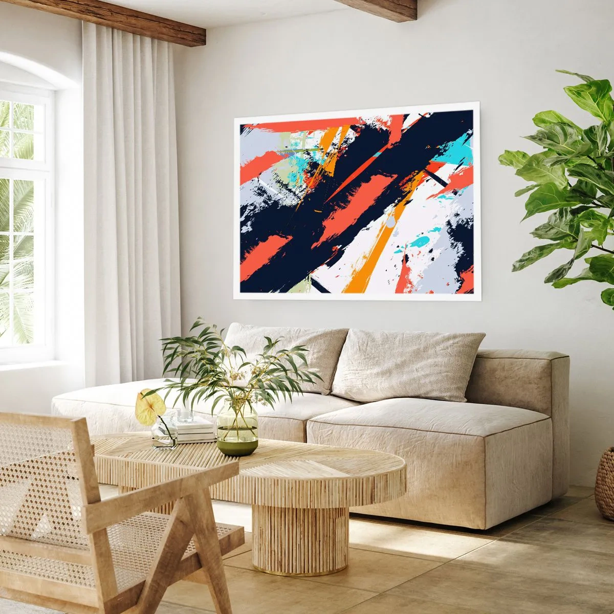 Affiche - Poster - Composition dynamique - 40x30 cm