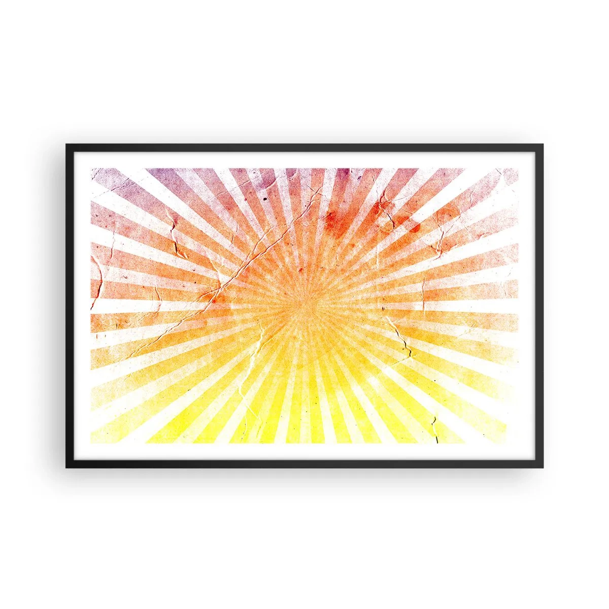 Affiche dans un cadre noir - Poster - Levant et couchant - 91x61 cm