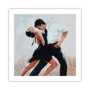 Affiche - Poster - Tango de mes rêves et pensées - 50x50 cm