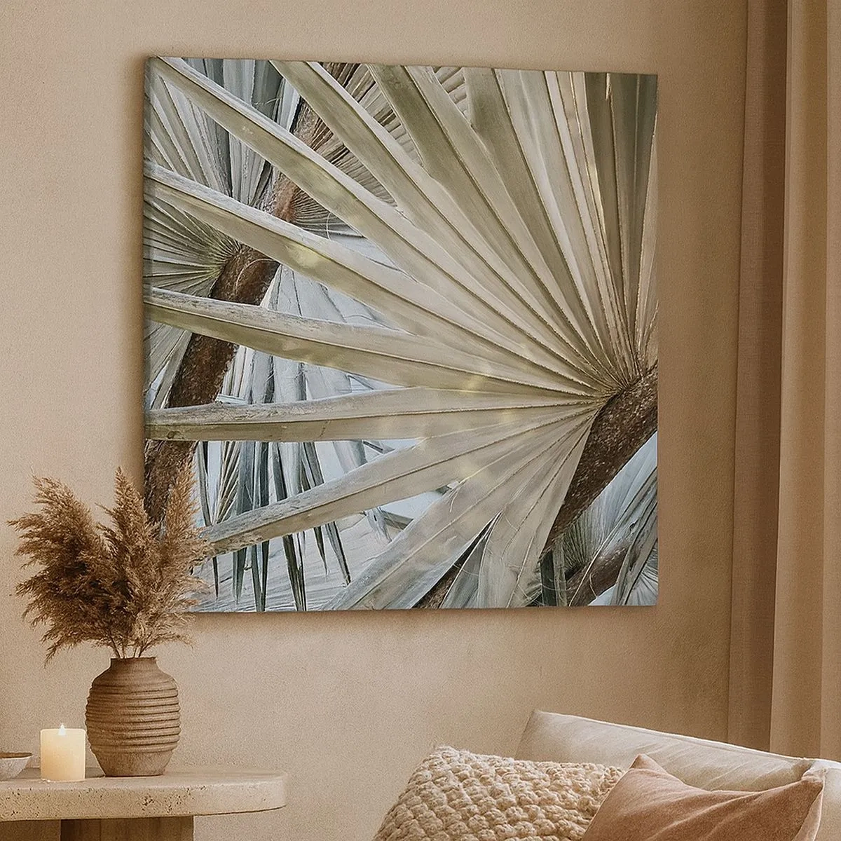 Impression sur toile - Image sur toile - Evantail sous les tropiques - 30x30 cm