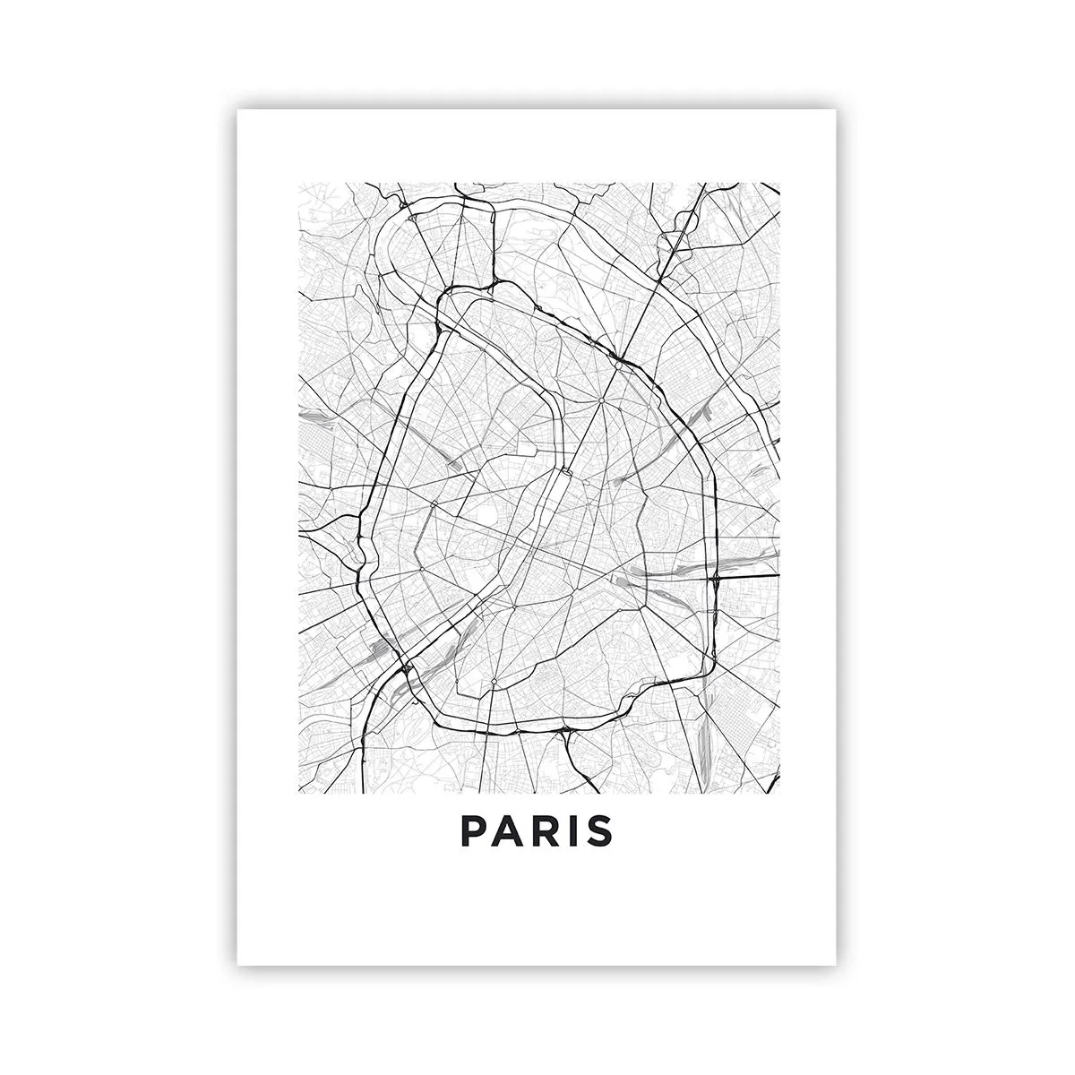 Affiche - Poster - Fleur de Paris - 70x100 cm