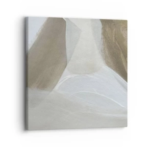 Impression sur toile - Image sur toile - Une vague de blanc - 30x30 cm