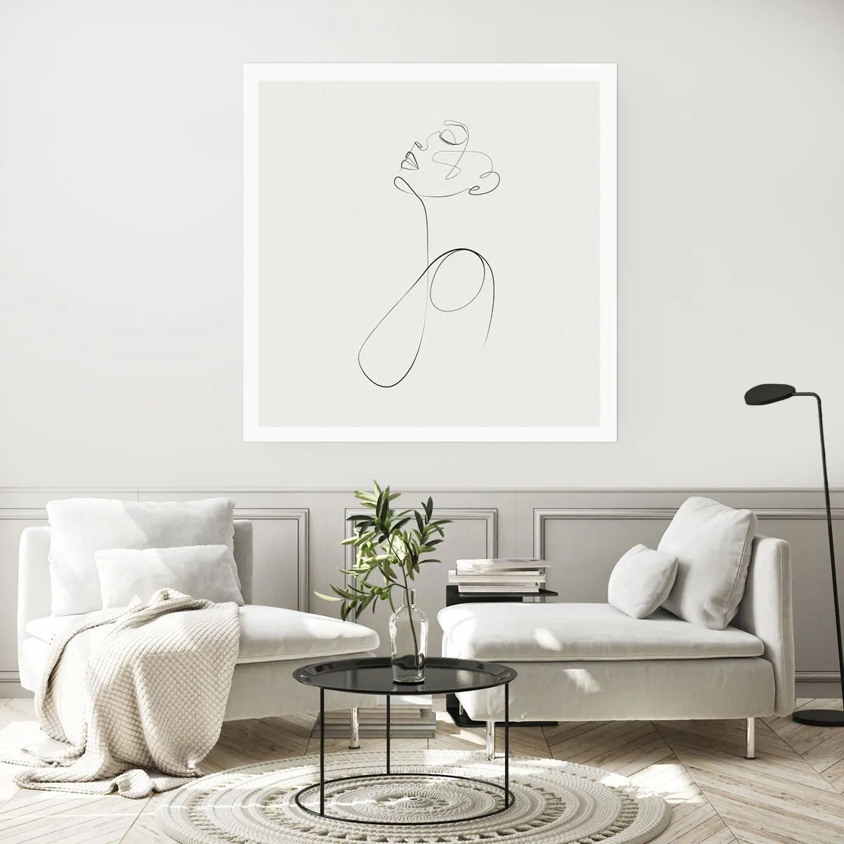 Affiche - Poster - En boucle dans les rêves - 30x30 cm