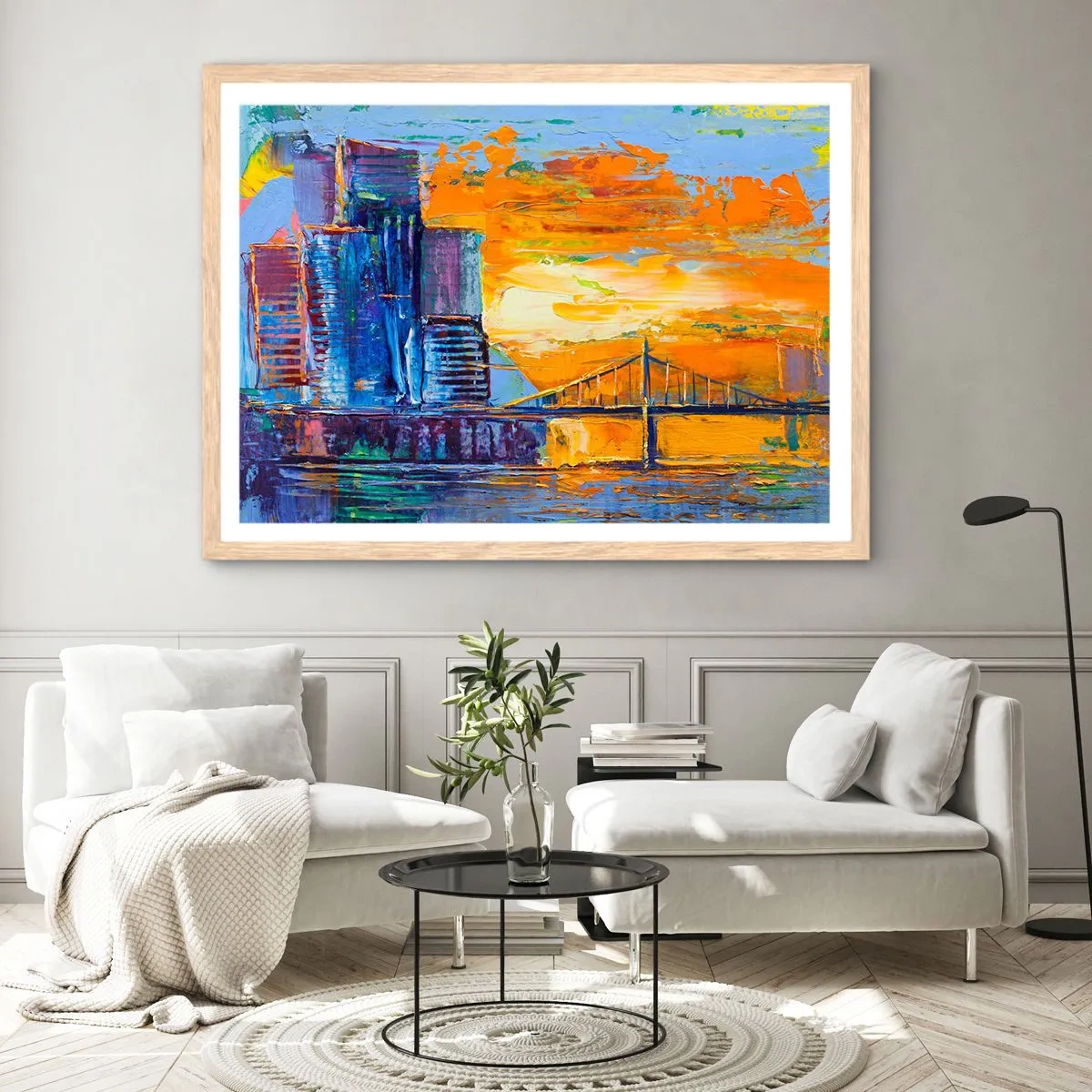 Affiche dans un chêne clair - Poster - Culture et nature - 100x70 cm