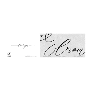 Échantillon de Papier Peint Premium Sand - Noir sur blanc - Typographie, Affirmation, Maxime - 100x30 cm