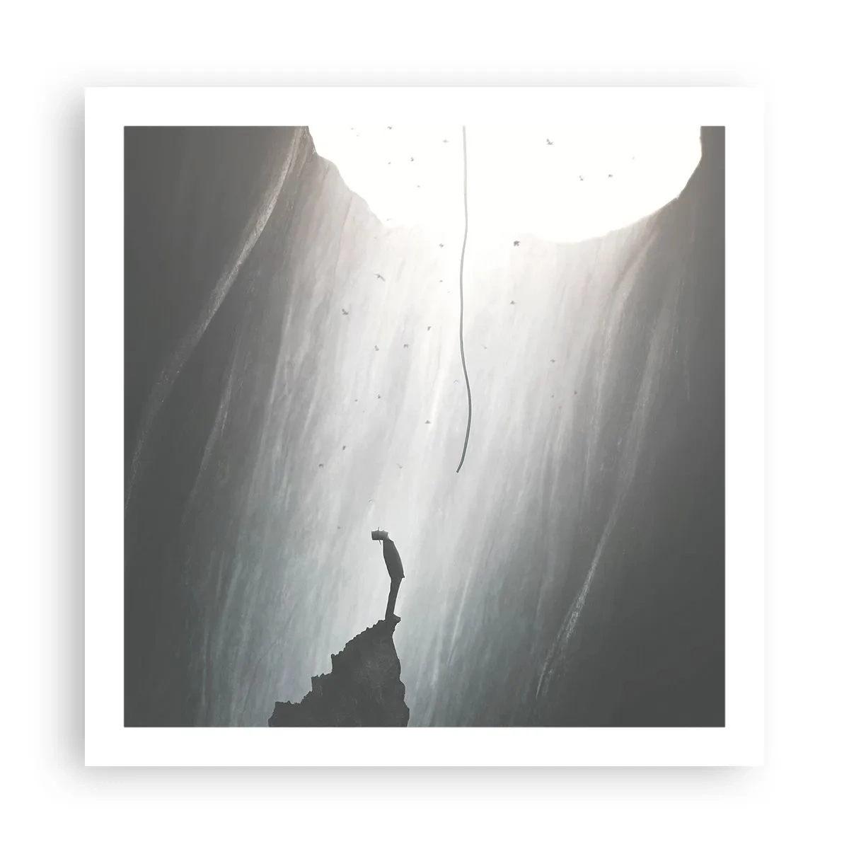 Affiche - Poster - Il y a toujours une issue - 60x60 cm