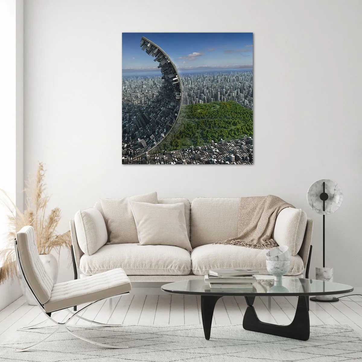 Impression sur verre - Image sur verre - La nature est éternelle - 30x30 cm