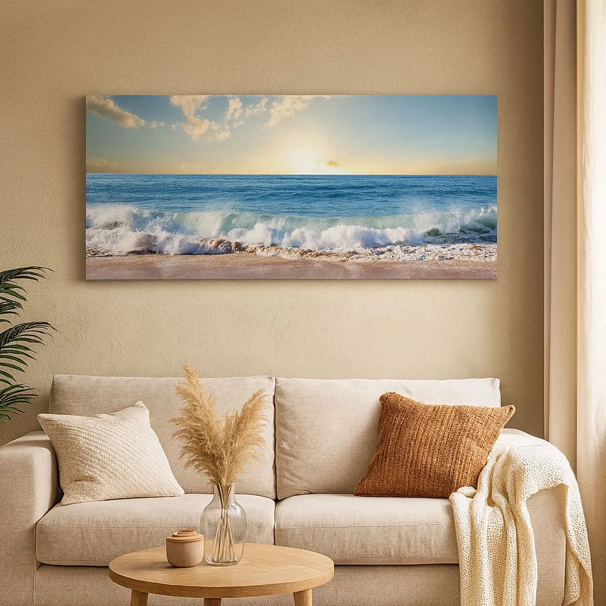 Impression sur toile - Image sur toile - Mouvement et immobilité à la fois - 100x40 cm