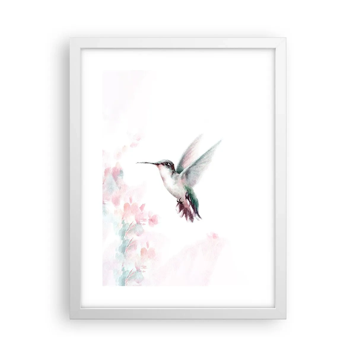 Affiche dans un cadre blanc - Poster - Immortalisé dans un battement - 30x40 cm