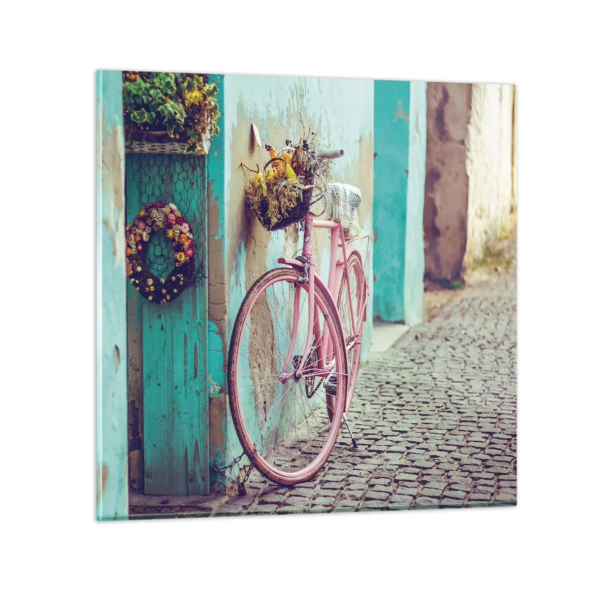 Impression sur verre - Image sur verre - Je reviens tout de suite - 40x40 cm