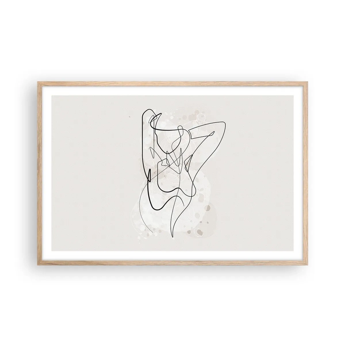 Affiche dans un chêne clair - Poster - L'art de la séduction - 91x61 cm