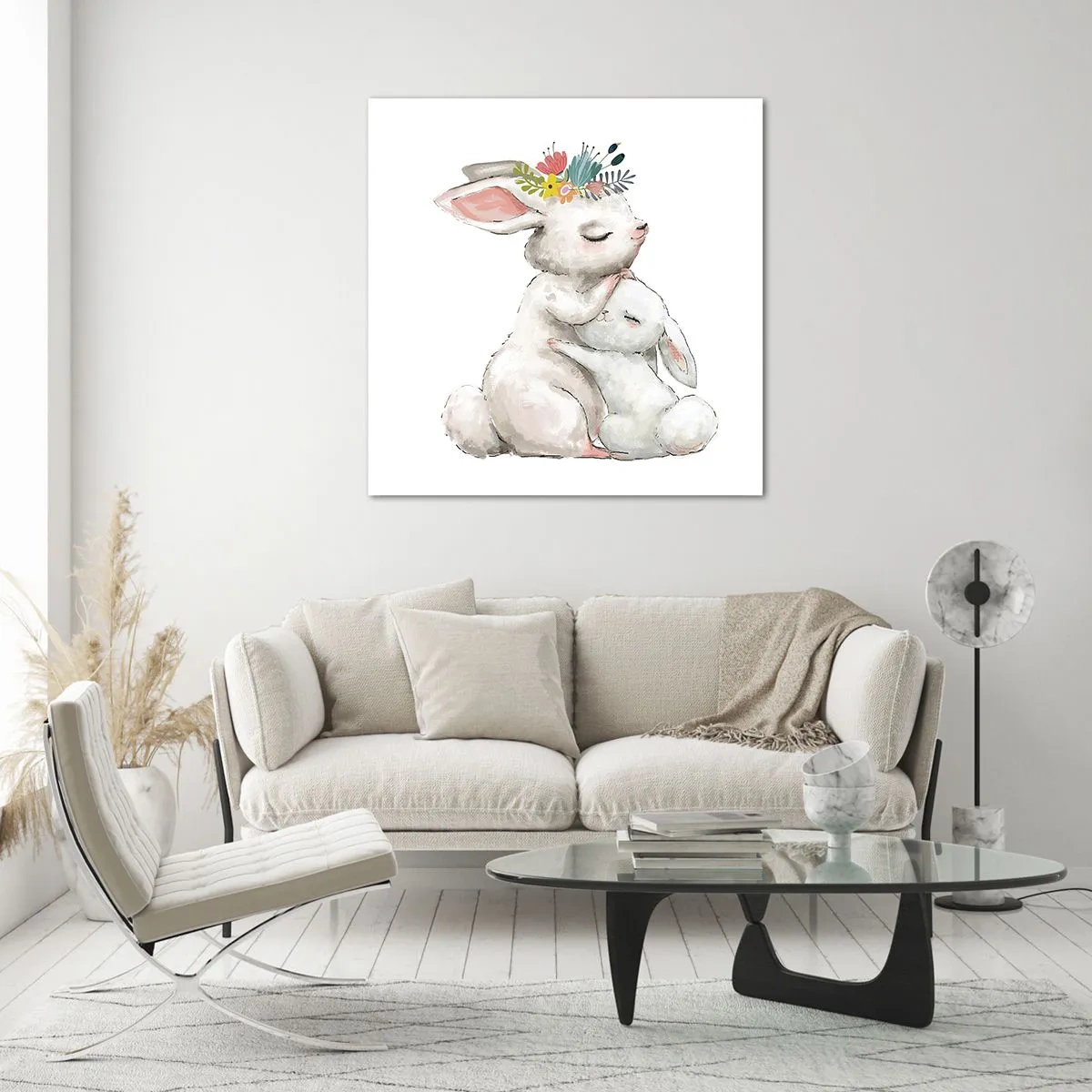 Impression sur verre - Image sur verre - Maman irremplaçable - 70x70 cm