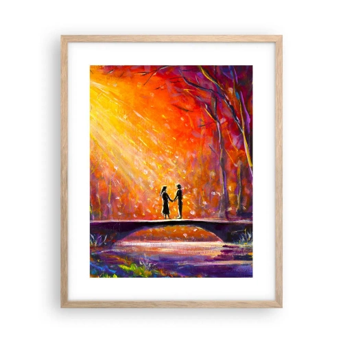 Affiche dans un chêne clair - Poster - Le ciel les aime aussi - 40x50 cm