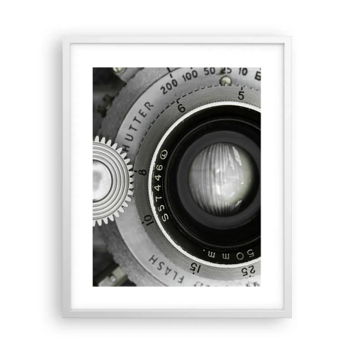 Affiche dans un cadre blanc - Poster - Histoire d'Hollywood - 40x50 cm