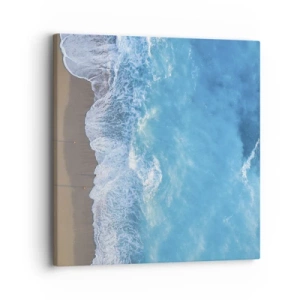 Impression sur toile - Image sur toile - La force du bleu - 30x30 cm