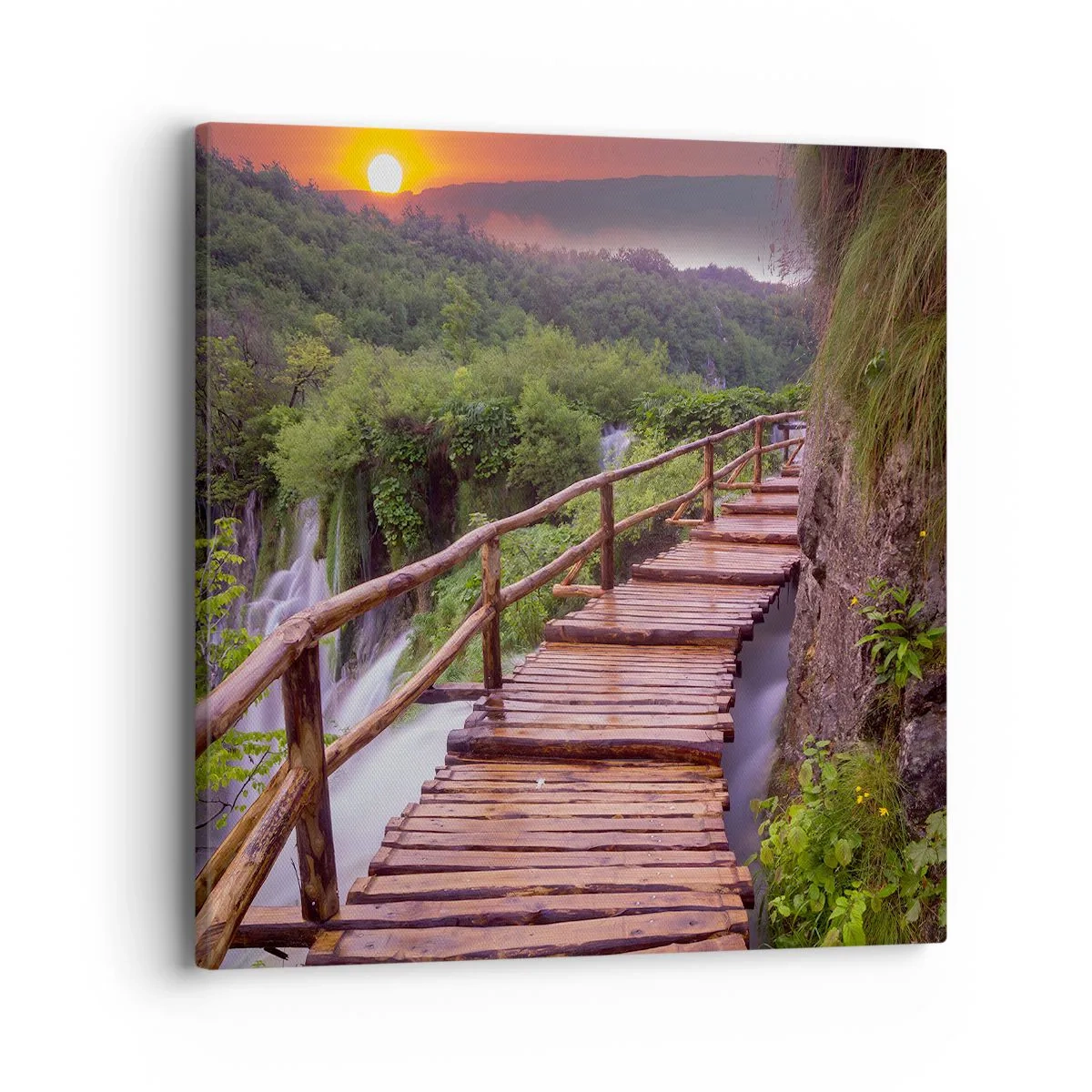 Impression sur toile - Image sur toile - La beauté au-delà de la croyance - 40x40 cm