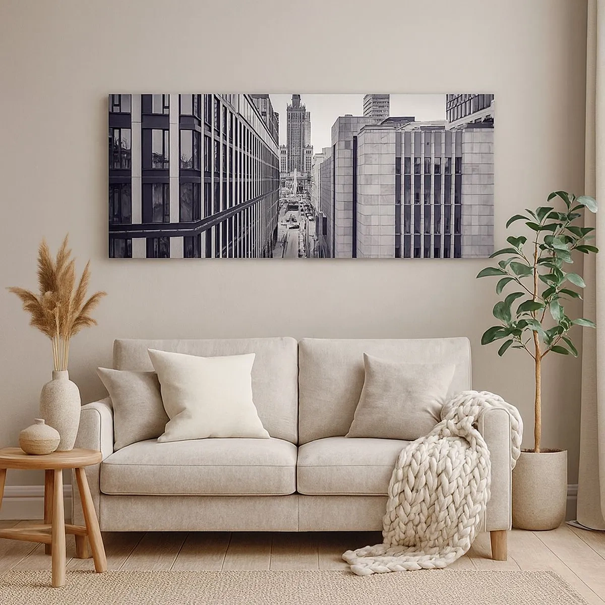 Impression sur toile - Image sur toile - Vallée de Varsovie - 100x40 cm