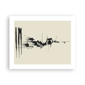 Affiche - Poster - Abstraction hâtive - 50x40 cm