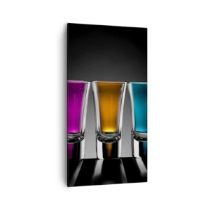 Impression sur toile - Image sur toile - Les couleurs de la joie - 55x100 cm