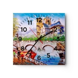 Horloge murale - Pendule murale - Leur temps ne passe jamais - 30x30 cm
