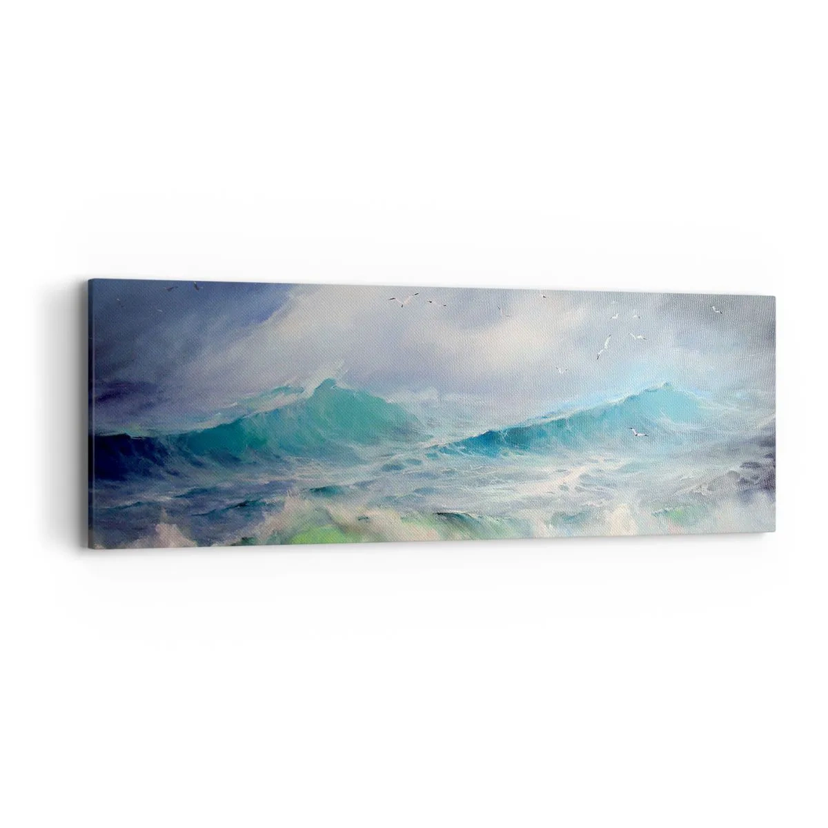 Impression sur toile - Image sur toile - "Le tourbillon hurlait de triomphe..." - 90x30 cm