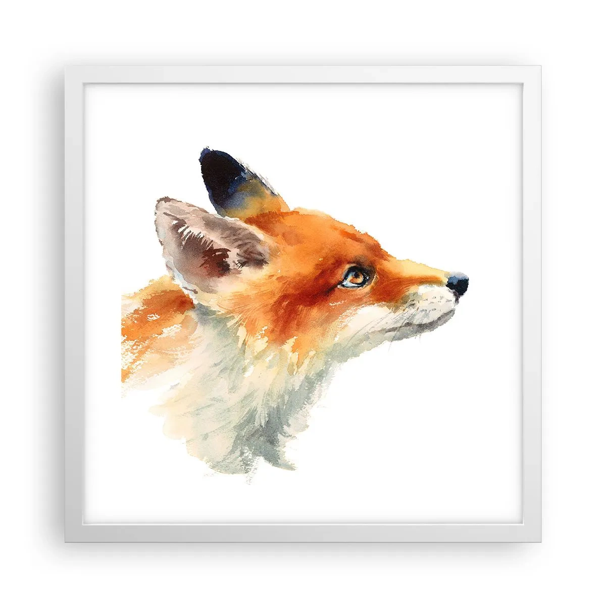 Affiche dans un cadre blanc - Poster - Vous ne pouvez jamais être trop prudent - 40x40 cm