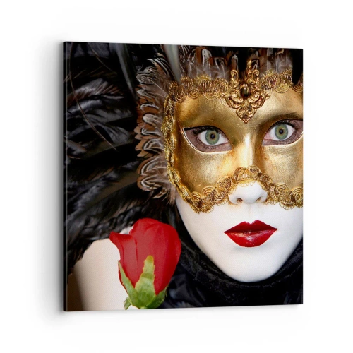 Impression sur toile - Image sur toile - Parce que la vie est un grand bal - 70x70 cm