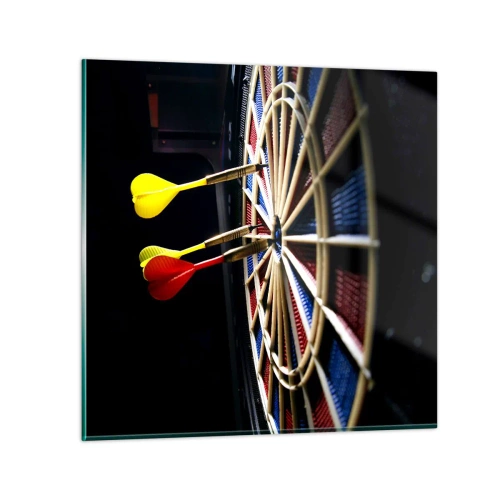 Impression sur verre - Image sur verre - Droit au but - 70x70 cm