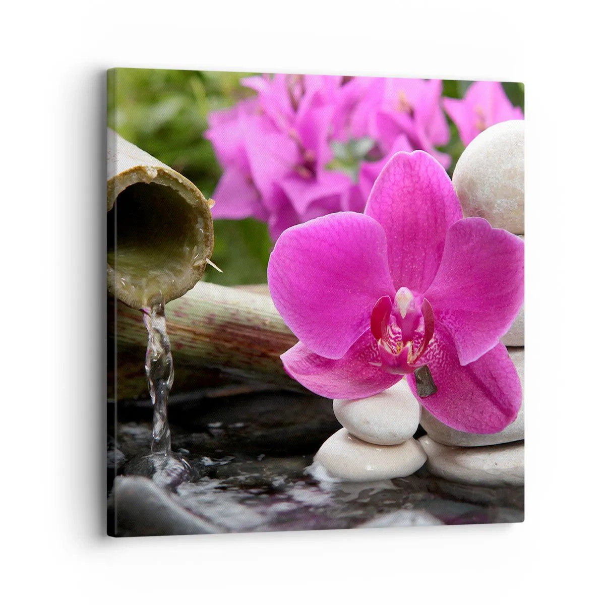 Impression sur toile - Image sur toile - Tu te reposes déjà - 30x30 cm