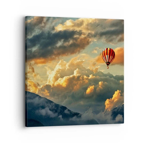 Impression sur toile - Image sur toile - Je vole parce que je veux - 30x30 cm