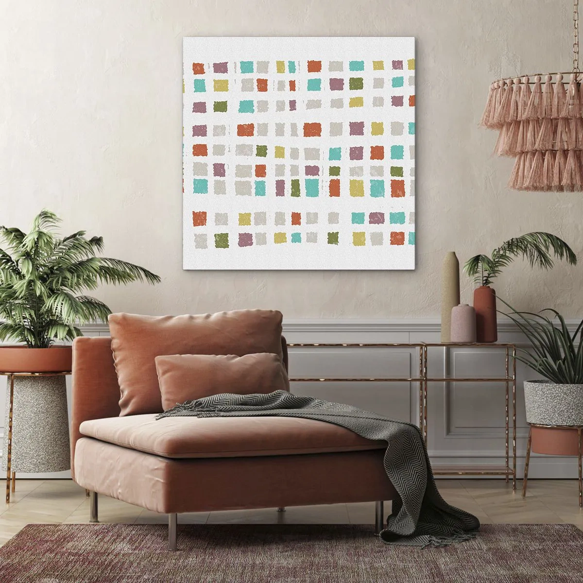 Impression sur toile - Image sur toile - Jeu inconnu - 50x50 cm