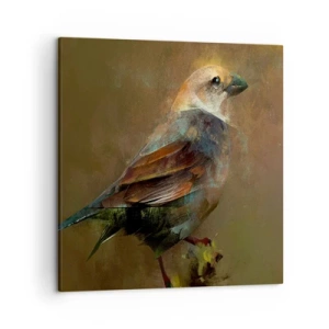 Impression sur toile - Image sur toile - Un moineau, un petit oiseau - 50x50 cm