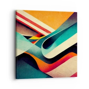 Impression sur toile - Image sur toile - Composition intense - 30x30 cm